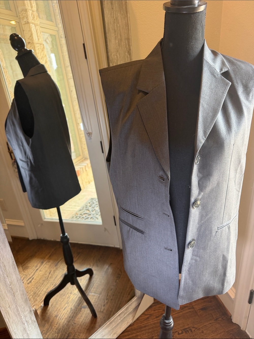 The Frankie Shop Gray Oversized Vest